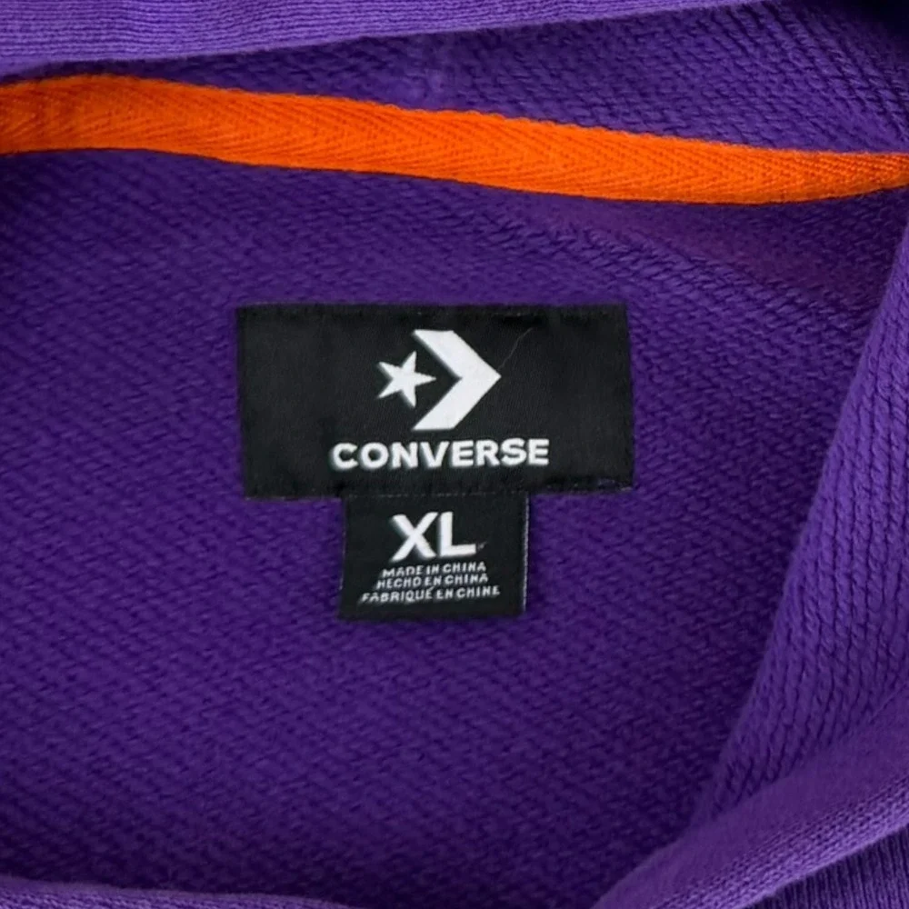 Converse x Just Don Purple Panther Basketball Hoodie Sweatshirt XL 10016957-A01